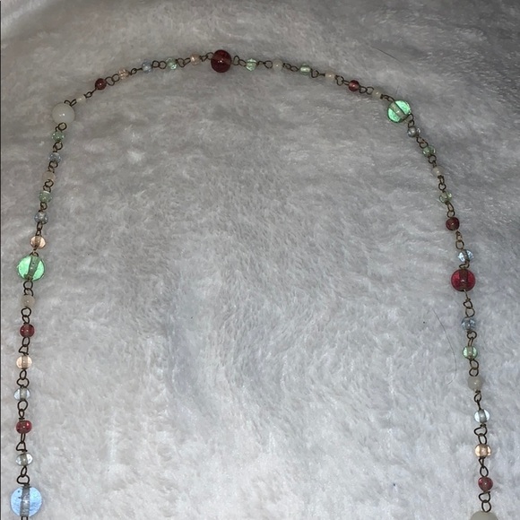 Vintage Delicate Chain of Glass Beads - Picture 4 of 4